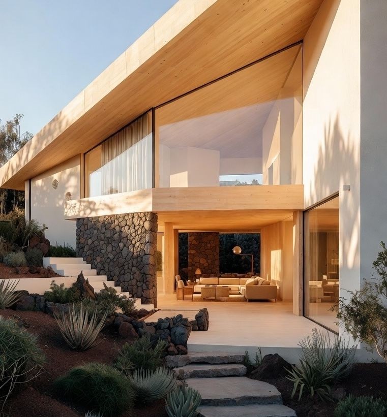 Circadian Villas feature solar energy, golf views, water harvesting, and regenerative design in Madeira