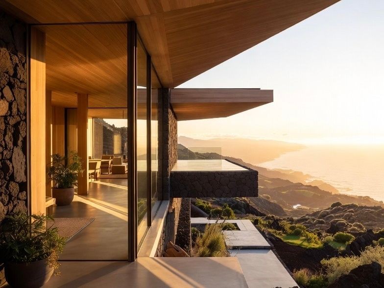 Circadian Villas feature solar energy, golf views, water harvesting, and regenerative design in Madeira