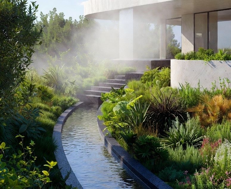 Circadian Villas feature solar energy, golf views, water harvesting, and regenerative design in Madeira